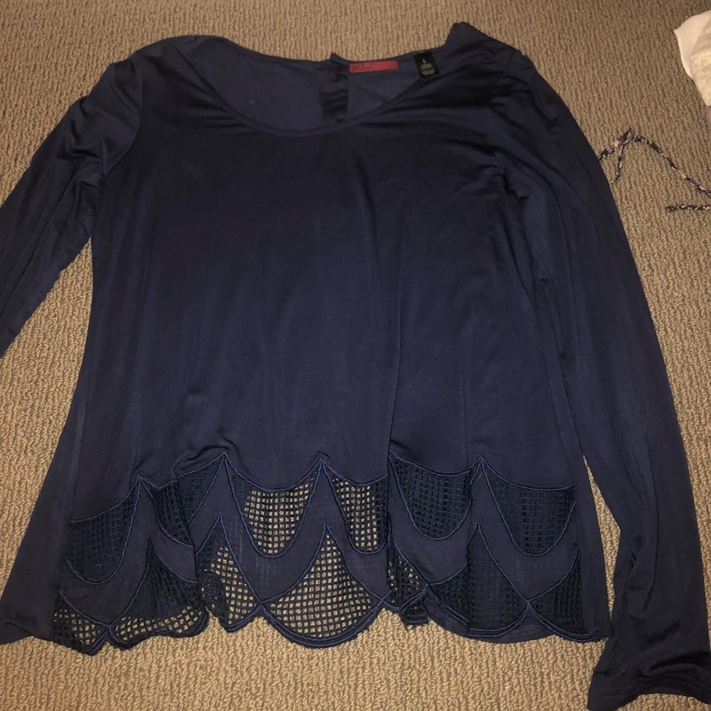 Navy BKE long sleeve shirt